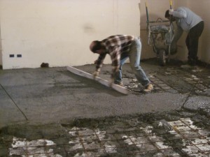 Recupero dei solai in legno: staggiatura del calcestruzzo